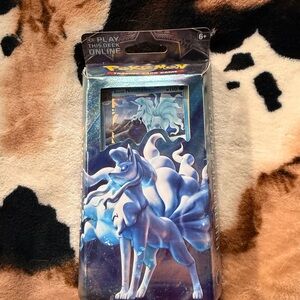 Pokemon Alolan Ninetales Card Game - Blue and White